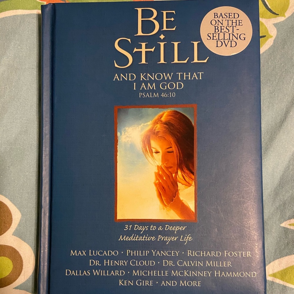 "Be Still" Devotional Book. Mac Lucado